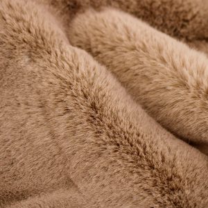 Cut Jacquard Rabbit Fur