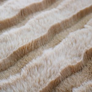 Cut Jacquard Rabbit Fur