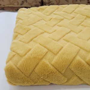 Embossed Rabbit Fur