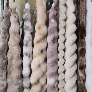 Faux Rabbit Fur Plush Fabric – Style HZSFZ-16