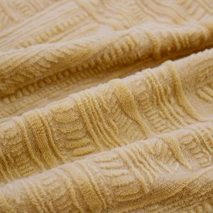 Cut Jacquard Rabbit Fur