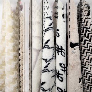 Faux Rabbit Fur Plush Fabric – Style HZSFZ-291