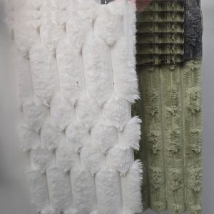 Jacquard Faux Rabbit Fur Plush – Style HZSFZ-143