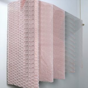 Embossed Velboa Plush Fabric