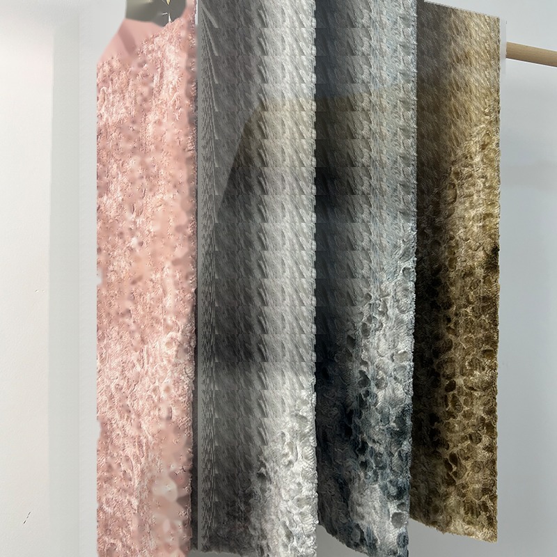 Jacquard Velboa Plush Fabric – Style HZSFZ-89